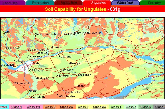 ungulate capability map
