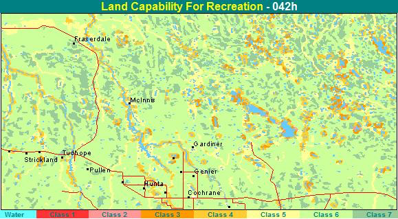 recreation capability map