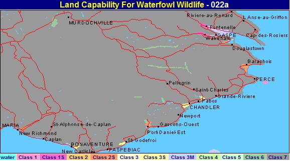 waterfowl capability map