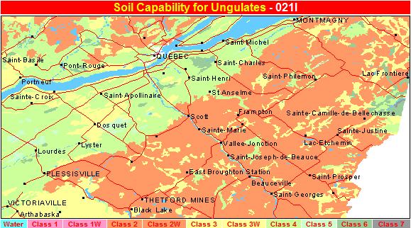 ungulate capability map